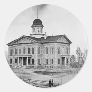 Adesivo Redondo Capitólio Estadual de Nevada