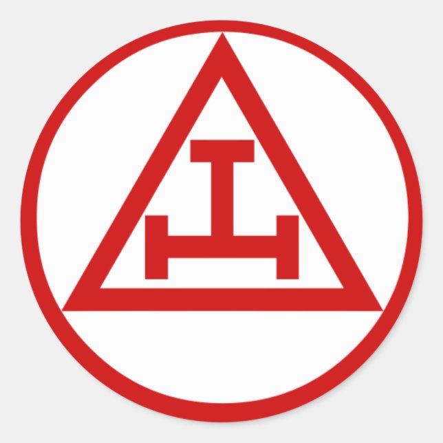 Adesivo Redondo Capítulo do Arco Real (Frente)