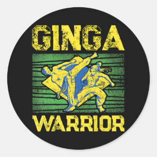 Adesivo Redondo Capoeira Para A Festa De Capoeira Amante Capoeira