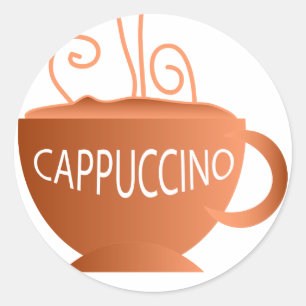 Adesivo Redondo Cappuccino