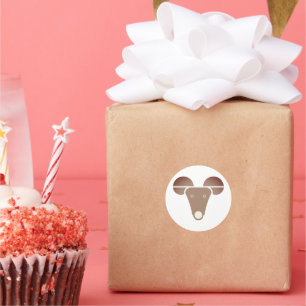 Adesivo Redondo Capricórnio - Sinal de Astrologia