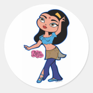 Adesivo Redondo Capricórnio Stickers