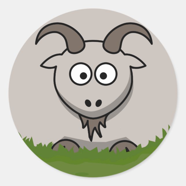 Adesivo Redondo Caprino redondo (Frente)