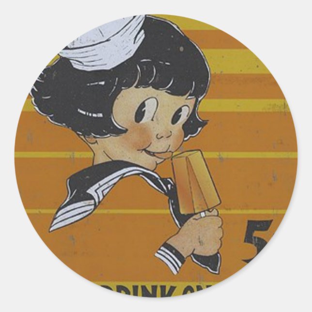 Adesivo Redondo Cápsulas de Cinco Centavos (Frente)