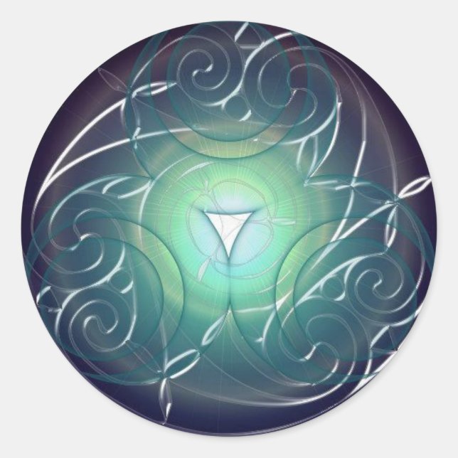 Adesivo Redondo Captura de Estrelas (Frente)