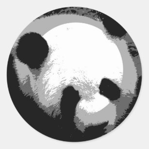 Adesivos Cara Panda