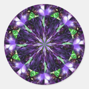 Adesivo Redondo cara de abóbora k