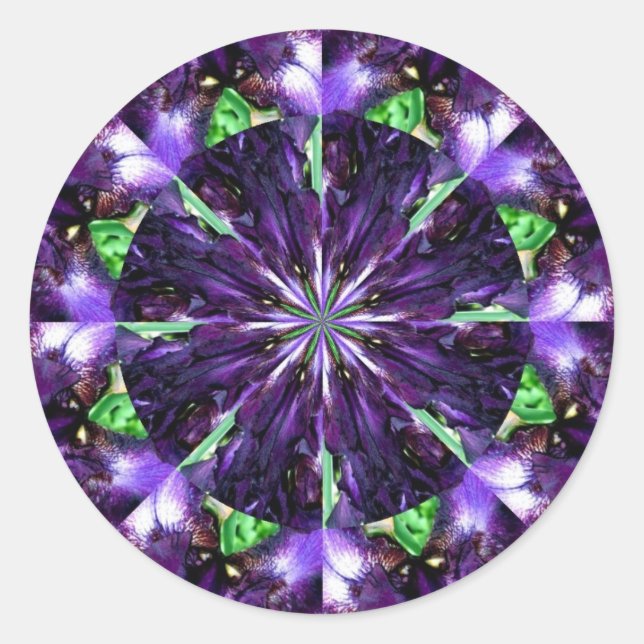 Adesivo Redondo cara de abóbora k (Frente)