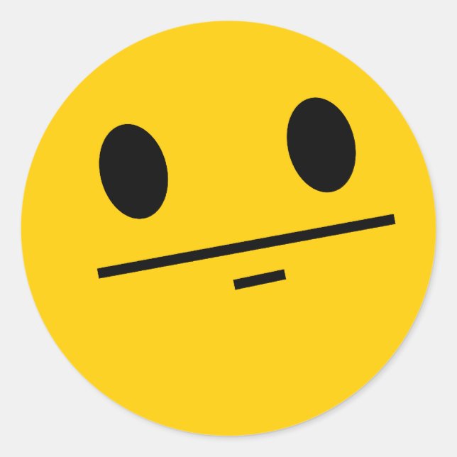 Adesivo Redondo Cara de Poker (Frente)