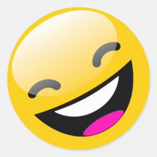 ADESIVO REDONDO CARA DE RISO