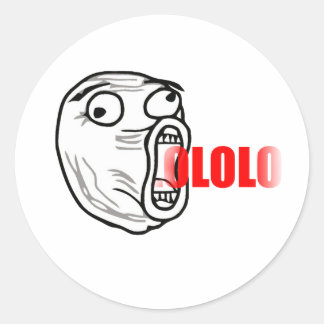 ADESIVO REDONDO CARA LOL