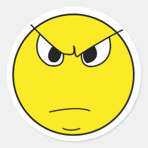 Adesivo Redondo Cara louca