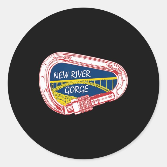 Adesivo Redondo Carabineiro de subida de lagartas (Frente)