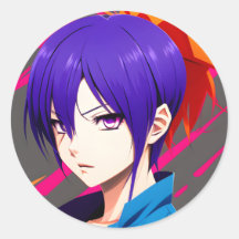 Caractere Animado: Ilustração Digital Vibrante