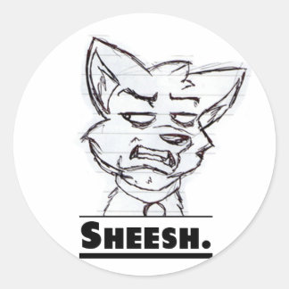 Adesivo Redondo Caramba. Adesivo.