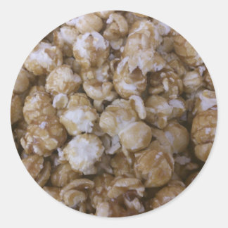 Adesivo Redondo Caramel Pop Corn