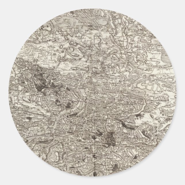 Adesivo Redondo Carcassonne (Frente)