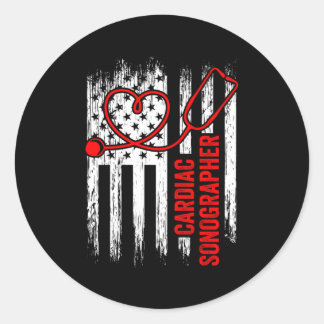 Adesivo Redondo Cardiac Sonographer Echo Tech Rdcs