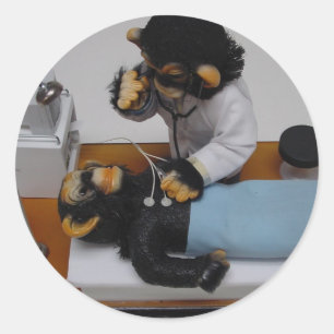 Adesivo Redondo Cardiologista