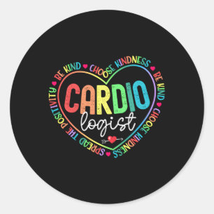 Adesivo Redondo Cardiologista Esquadrão Cardiologia Doutor Enferme