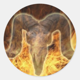 Adesivo Redondo careca