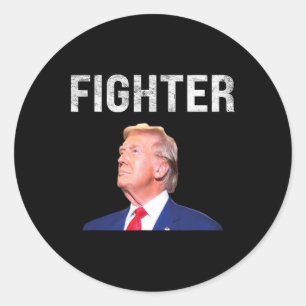 Adesivo Redondo Cargueiro Donald Trump 2024