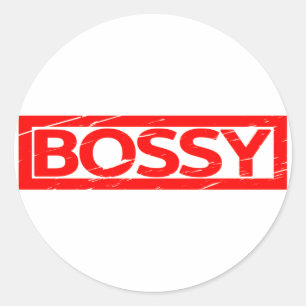 Adesivo Redondo Carimbo Bossy