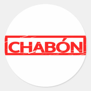 Adesivo Redondo Carimbo Chabón