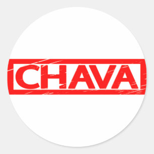 Adesivo Redondo Carimbo Chava