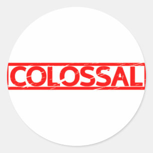 Adesivo Redondo Carimbo Colossal