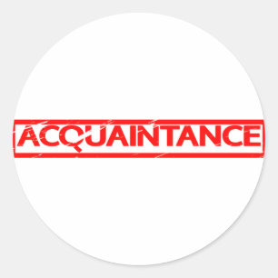 Adesivo Redondo Carimbo de Aquisição