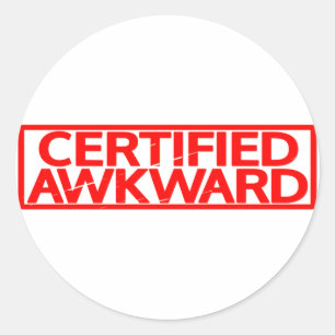 Adesivo Redondo Carimbo de navegação certificado