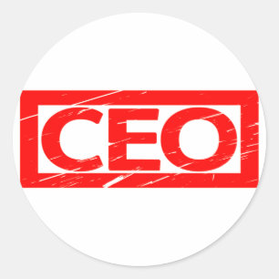 Adesivo Redondo Carimbo do CEO