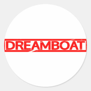Adesivo Redondo Carimbo do Dreamboat