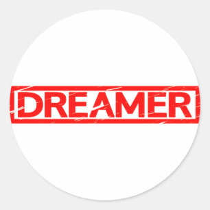 Adesivo Redondo Carimbo do Dreamer