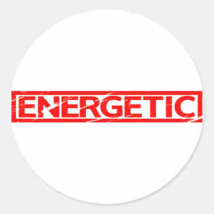 Adesivo Redondo Carimbo Energético