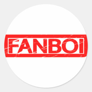 Adesivo Redondo Carimbo Fanboi