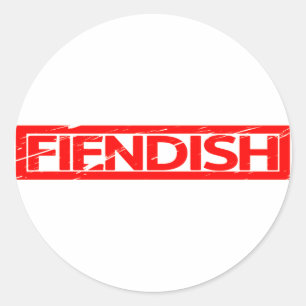Adesivo Redondo Carimbo Fiendish