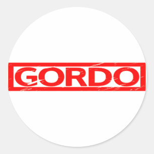 Adesivo Redondo Carimbo Gordo
