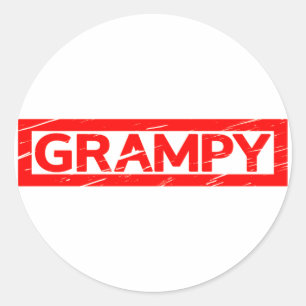Adesivo Redondo Carimbo Grampy