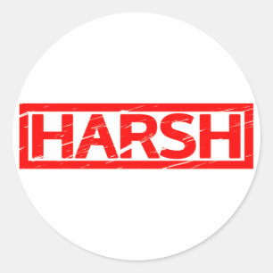 Adesivo Redondo Carimbo Harsh