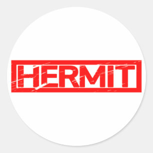 Adesivo Redondo Carimbo Hermit