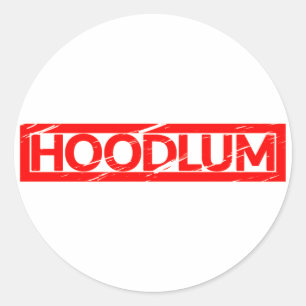 Adesivo Redondo Carimbo Hoodlum