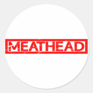 Adesivo Redondo Carimbo Meathead