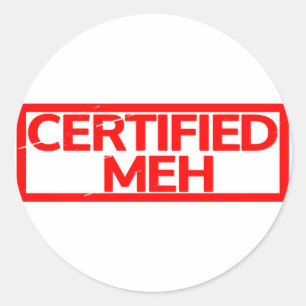Adesivo Redondo Carimbo Meh Certificado