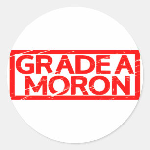 Adesivo Redondo Carimbo Moron Grau A