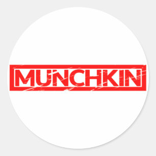Adesivo Redondo Carimbo Munchkin