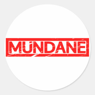 Adesivo Redondo Carimbo Mundane