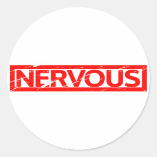 Adesivo Redondo Carimbo Nervoso