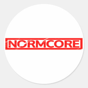 Adesivo Redondo Carimbo Normcore